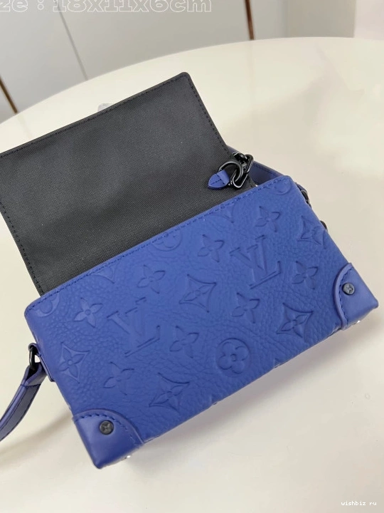 WIS Steamer LOUIS Wallet-18*11*6.5CM VUITTON Wearable 0801
